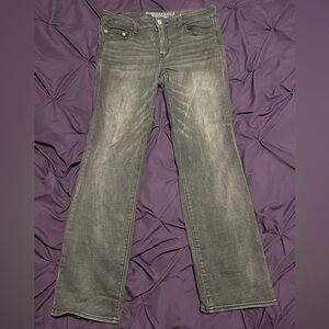 American Eagle Outfitters Gray Straight Leg Jeans